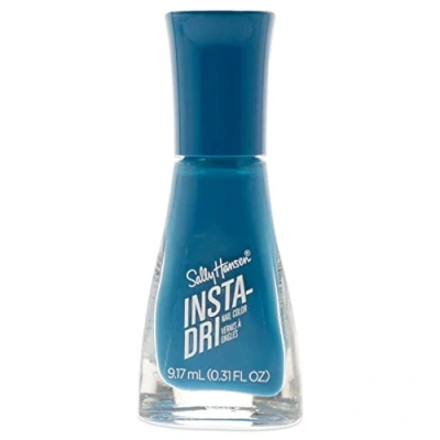 Image of Sally Hansen Insta Dri 1 Stroke Coat Done Nail Polish, 9.17ml, Jet Setter