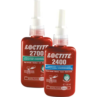 Image of Loctite 2400X50ML LOC 2400 Threadlocker Medium Strength Health and Safety Adhesive, 50 mL