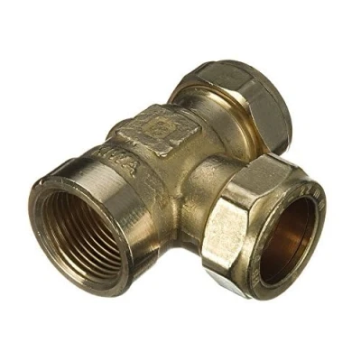 Image of 15mm x 1/2&quot; Compression Threaded End Tee