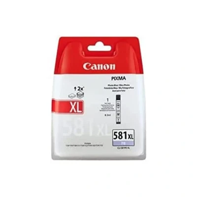 Image of Canon CLI 581PB XL 8.3 ml size photo blue original blister with security ink tank for PIXMA TR8550, TS8151, TS8250, TS8251, TS8252, TS8350, TS8351, TS8352, TS9150, TS9155