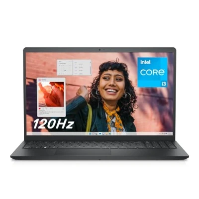 Image of Dell Inspiron 15 3530 Laptop Notebook 15.6&quot; FHD 120Hz Display, 13th Generation Intel Core i3 1305U, 8GB RAM DDR4, 256GB SSD, UHD Graphics, Windows 11 Home, English UK Keyboard, Carbon Black