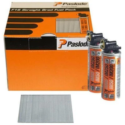 Image of Paslode 300270 Finish Brad Nails F16 x 32mm GALV 2000pc + Fuel Cells