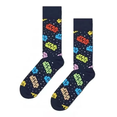 Image of Happy Socks Model STAR WAR SOCK 0245, blue, 36 40