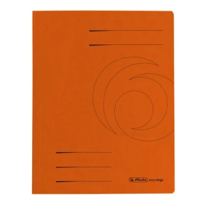 Image of Herlitz A4 Colorspan Flat File Orange (10 Pieces)