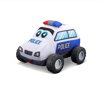 Image of Bburago B16 89053 BB Junior My 1ST Soft CAR Police Preschool Vehicle Toy, Multiple