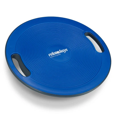 Image of Bluefinity Balance Board, up to 100 kg, d: 36 cm, Rubber Bottom, Training, Wobble Blue