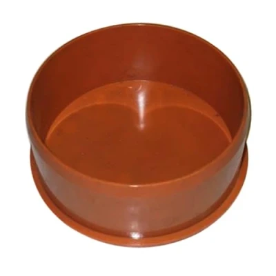 Image of SHMOX Soil Pipe Cap for 160mm Drainage Fittings Underground (Brown)