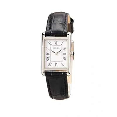 Image of Seiko Women Analog Quartz Watch with Leather Strap SWR053P1