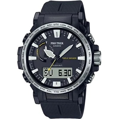 Image of Casio Unisex Adults Analogue Digital Quartz Watch with Plastic Strap PRW 61 1AER