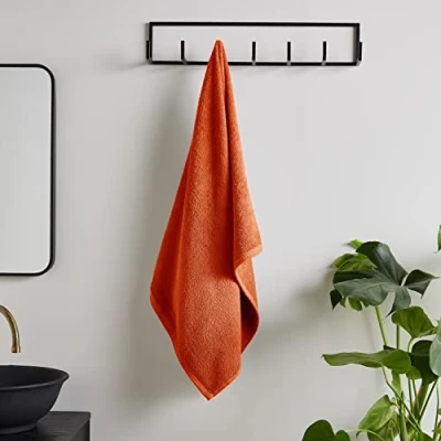 Image of Catherine Lansfield Quick Dry Cotton Bath Towel Orange