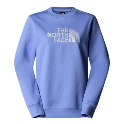 Image of The North Face DREW PEAK CREW Sweatshirt, Women&#039;s, Size: 8/10, Virtual blue/white