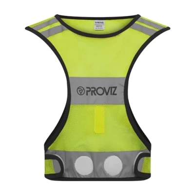 Image of Proviz Classic Breathable Reflective Unisex Running Vest, Adjustable Hi Visibility Sports Vest