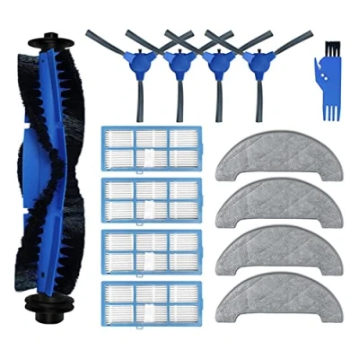 Image of Xtahdge For D5 Series D5S / Pro + Robot Vacuum Cleaner Replacement Parts Main Side Brush HEPA Filter