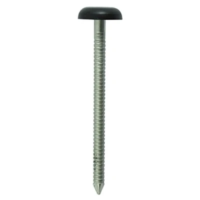 Image of TIMCO PN30BL Polymer Headed Nail 30mm Black (Box of 100)