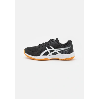 Image of Asics Upcourt 6 Handball shoes, Men&#039;s, Size: 7.5, Black/white Imitation leather/ textile