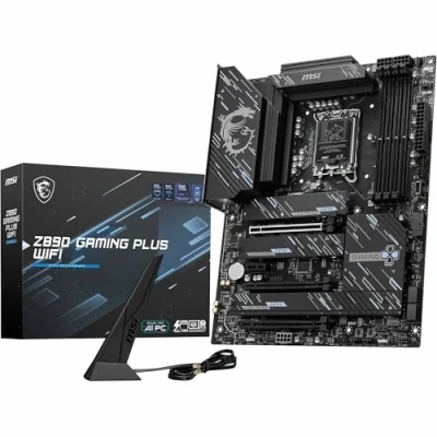 Image of Z890 GAMING PLUS WIFI Motherboard, ATX Supports Intel Core Ultra Processors (Series 2), LGA 1851 DDR5 Memory Boost 9200+MT/s OC, 1 x PCIe 5.0 x16, M.2 Gen5, Killer 5G LAN, Wi Fi 7