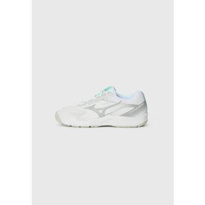 Image of Mizuno CYCLONE SPEED 5 Volleyball Shoes White/Black/Frozen Emerald Women/Men Size 10