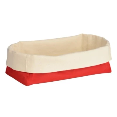 Image of Premier Housewares Bread Basket, 17 x 33 16 cm Red/Cream