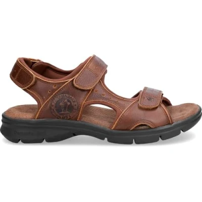 Image of Panama Jack Men&#039;s Salton Basics Open Toe Sandals, Brown Cuero C4, 8 UK