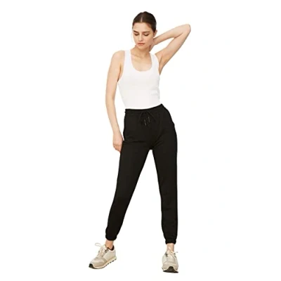 Image of Trendyol Women Normal Waist Skinny fit Jogger Tracksuit Bottoms Schwarz