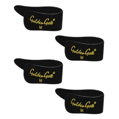 Image of Golden Gate GP 3B 4PK Thumb Picks Black Medium