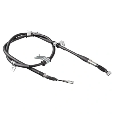 Image of 597602B500 Brake Cable BLUE PRINT ADG046271 Left Rear 1674mm HYUNDAI: Santa Fe 2, I
