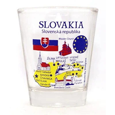Image of Slovakia EU Series Landmarks and Icons Shot Glass