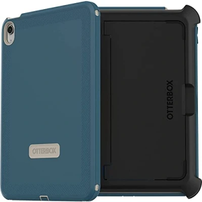 Image of OtterBox Defender Series Case for iPad 10th Gen (ONLY) BAHA BEACH (Blue), Rugged, Durable, Multi Layer Protection