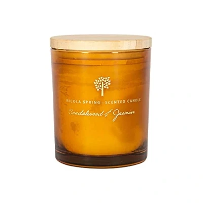 Image of 130g Sandalwood &amp; Jasmine Soy Wax Scented Candle By Nicola Spring