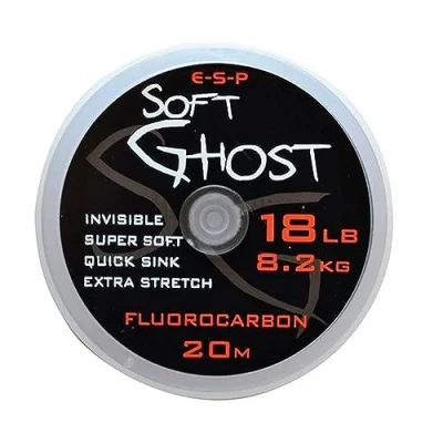Image of ESP Soft Ghost Fluorocarbon Hooklength 20m For Carp Fishing: 12lb
