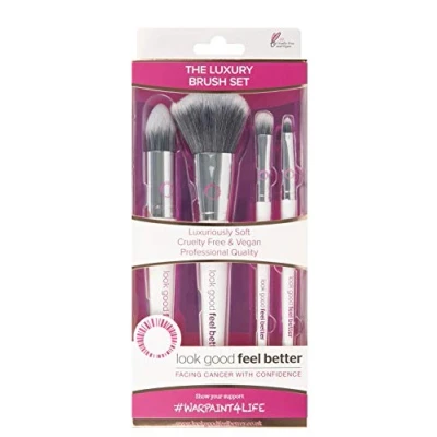 Image of Look Good Feel Better Anti Bacterial Brush Set Silver