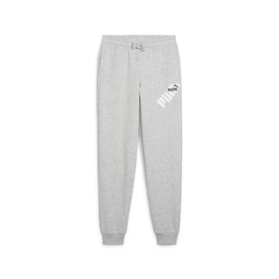 Image of PUMA Power Graphic Sweatpants TR cl B Light Gray Heather