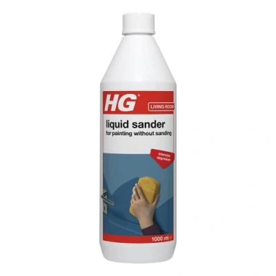 Image of HG Liquid Sander Concentrated Pre Paint Cleaner, Degreaser by Cleaning Products, Degreasing Cleaner Removes Dirt &amp; Grease Painting, Prepares Paintwork Untreated Surfaces 1 Litre (309100106)
