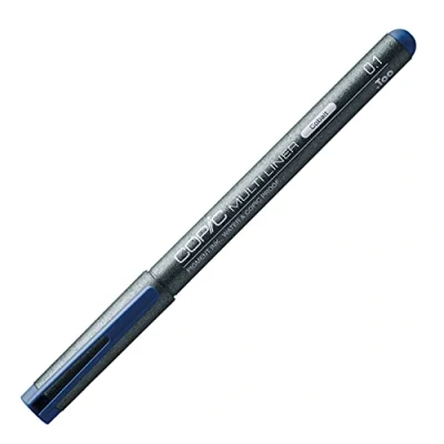 Image of Copic Multiliner Coloured Fineliner Pen Cobalt 0.1mm, For Art &amp; Crafts, Colouring, Graphics, Highlighter, Design, Anime, Professional Beginners, Supplies Colouring Books