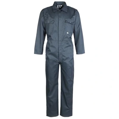 Image of Fort Stud Front Coverall Green Coveralls 50&quot; 240gsm Durable Mens Overalls Men Work for Workwear