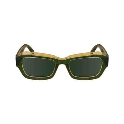 Image of Calvin Klein Jeans Unisex Sunglasses, Size: 52, Forest