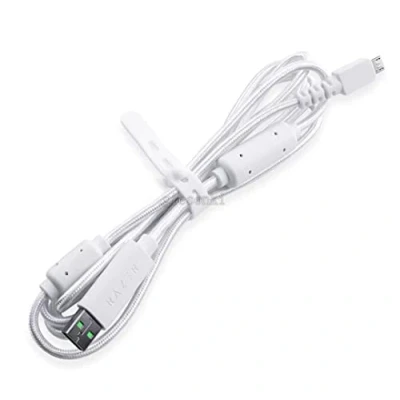 Image of JMXLDS New Replacement USB Cable for Razer Raiju PS4 Gaming Controller White