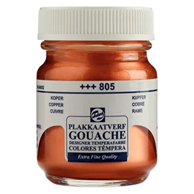 Image of Talens Gouache Extra Fine Quality Bottle 50 ml Copper 805