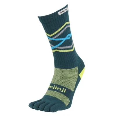 Image of Injinji Trail Midweight Crew Socks, Eclipse, XL/XXL
