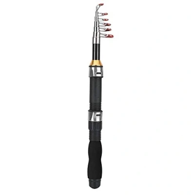 Image of Alomejor Fishing Rod Portable Small Short Sea Pole Mini Tools Telescopic for Travel Seawater Freshwater Bass Trout Fishing(1.5M)
