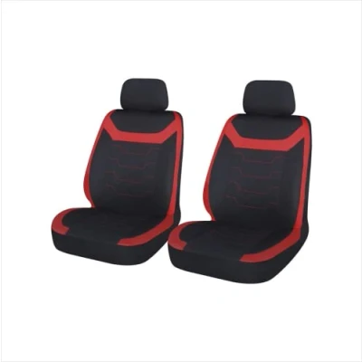 Image of UKB4C® Universal Fit Front Pair Of Car Seat Covers Sport Modern RED BLACK