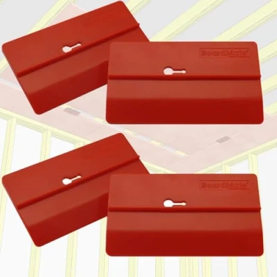 Image of BoardMate 2 PCS Drywall PlasterBoard Fixing Tool Supports the Board in place while fixing. Fitting Gypsum Plate Panel Lifter/Mounting (2 Set 4 BoardMates)