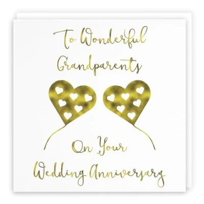 Image of Hunts England Grandparents Anniversary Card To Wonderful On Your Wedding Milano Collection
