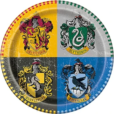 Image of Unique Party 59105 21.9 cm Harry Potter Plates, Pack of 8