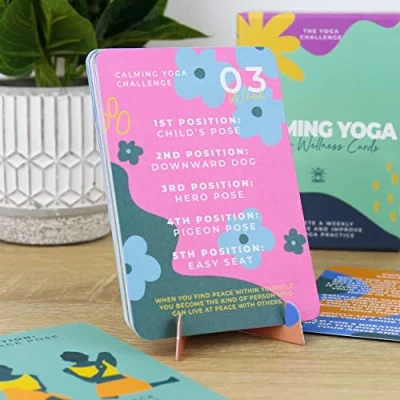 Image of Gift Republic Weekly Wellness Cards Yoga