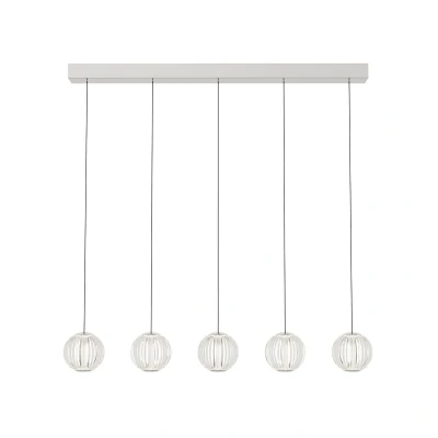 Image of Diamond LED Bar Pendant Ceiling Light Transparent 3000K