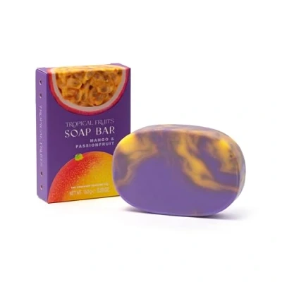 Image of Tropical Fruits Mango and Passionfruit Glycerine Soap 150g