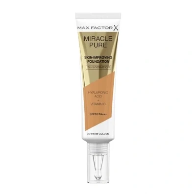 Image of Max Factor Miracle Pure Foundation, Warm Golden 76