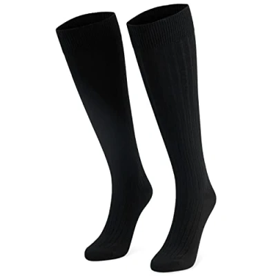 Image of CityComfort Ladie Knee High Socks (4 7 UK, Black)