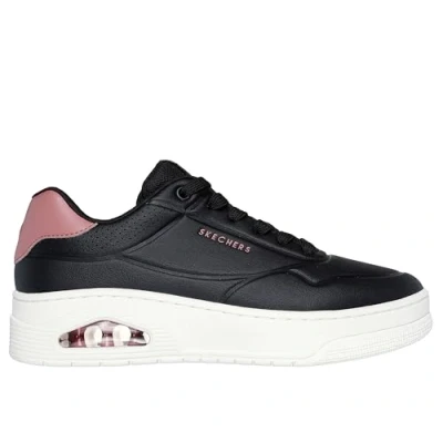 Image of Skechers Women&#039;s Uno Courted Style Sneaker, Black, 5 UK